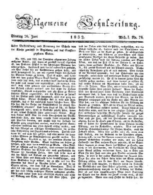 Ueber Volksbildung und Trennung der Schule von der Kirche zunächst in Beziehung auf das Großherzogthum Baden