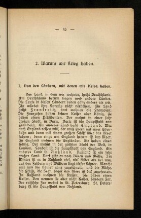 45-71, 2. Warum wir Krieg haben.