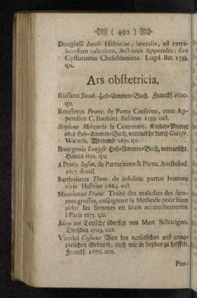 Ars obstetricia.