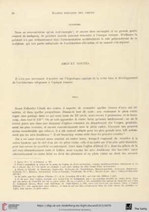 Arcs et voutes