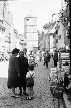 Wangen im Allgäu: Ravensburger Tor, von der Herrenstraße