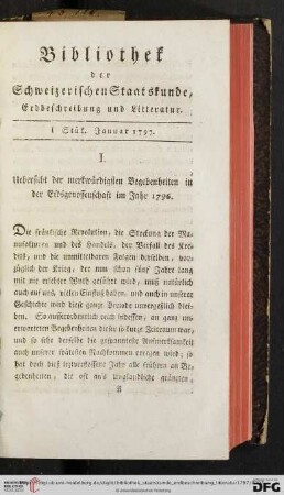 I. Stuek (Januar 1797)
