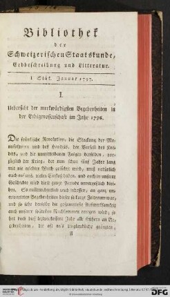 I. Stuek (Januar 1797)