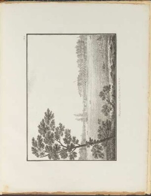 No. 8. Vue du Palais Impérial et du pont de Kamennoï - Ostrow. ...