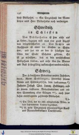Schweidnitz.