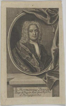 Bildnis des Jo. Hermannus Benner