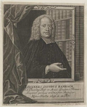 Bildnis des Joannes Jacobus Rambach