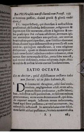 Ratio Octava. Ex eo ducitur, quod defectionum auctores tales non fuerint, ut iis fides habenda sit