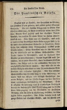 Die Paulinischen Briefe.