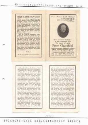 Gratzfeld, Dr. theol. & phil. Peter