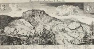 Prospect des Staedtgens Königstein von der Morgenseite