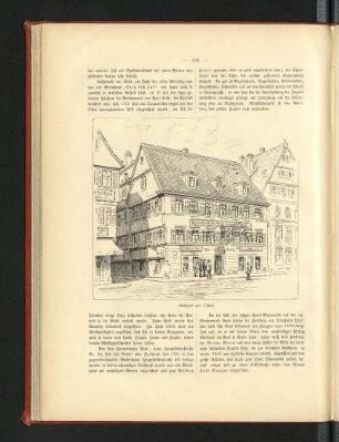 Hotel Marquardt, Königsstraße 35, im Jahre 1850