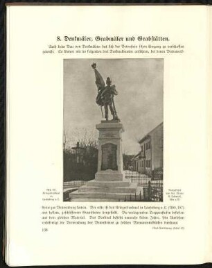 Abb. 157. Kriegerdenkmal in Landsberg a. L. Ausgeführt von der Firma E. Schwenk, Ulm a. D.