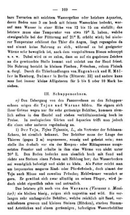 III. Schuppenechsen.