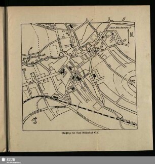 Planskizze der Stadt Reichenbach O.-L.