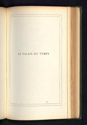 Le palais du temps