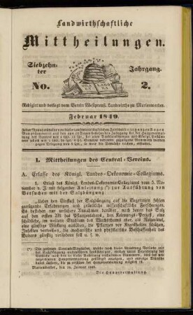 Siebzehnter Jahrgang. No. 2.