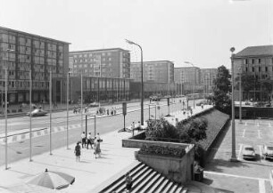 Chemnitz. Straße der Nationen. Südseite