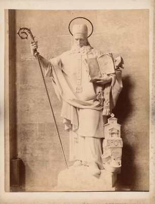 Pantheon, Rom: Statue des Gregor von Tours