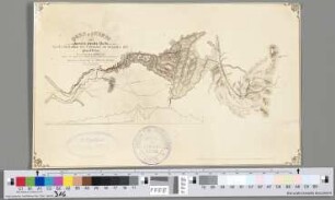 Plan y Perfil del camino desde Quito hasta la bahia de Caracas en la costa del Pacifico : Principiado El 21 Octubre, 1871