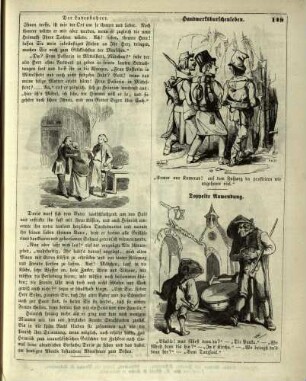 "Der Ladenbohrer" "Handwerksburschenleben" "Doppelte Anwendung"