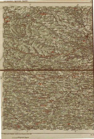 G. D. Reymann's topographische Special-Karte von Central-Europa, 202. Bamberg