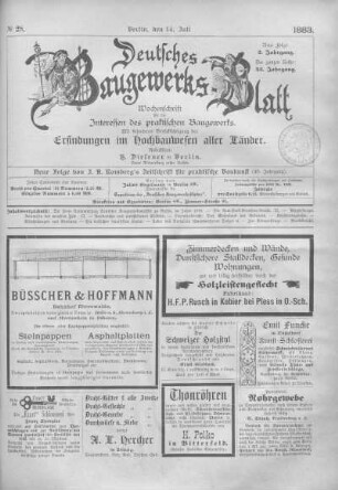 43. Jahrgang. No 28.