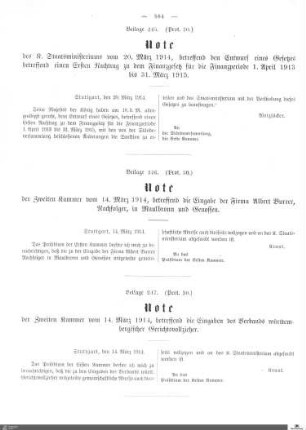 Beilagen zu Protokoll, 30. Sitzung