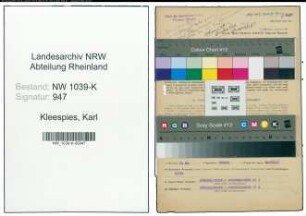 Entnazifizierung Karl Kleespies , geb. 28.12.1901 (Polizist)