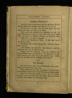 Hermanns Wunschzettel