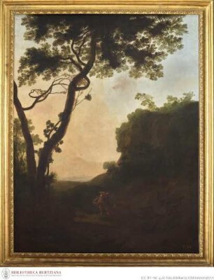 Waldlandschaft mit Apollon und Python