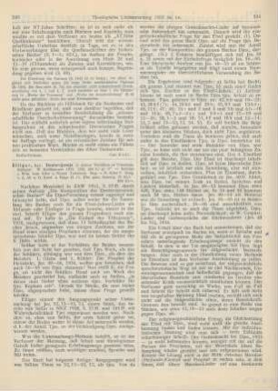 243-245 [Rezension] Elliger, Karl, Deuterojesaja in seinem Verhältnis zu Tritojesaja