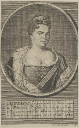 Bildnis der Catherine, Zarin von Russland