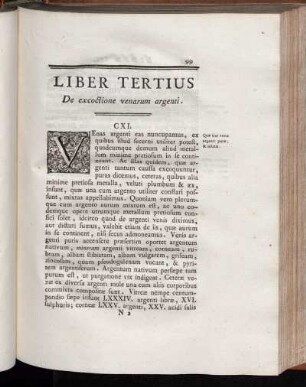 Liber Tertius De excoctione venarum argenti