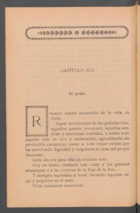 Capítulo XLI - El golpe.