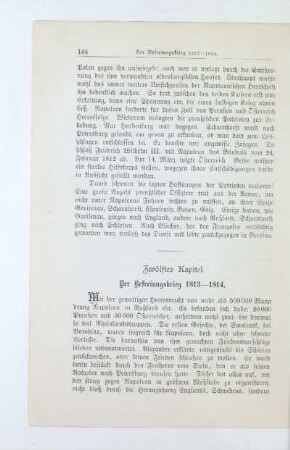 Zwölftes Kapitel. Der Befreiungskrieg 1813-1814