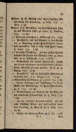 67-72, Glaesers - Guiots