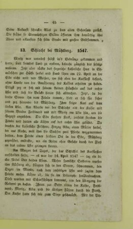13. Schlacht bei Muehlberg. 1547