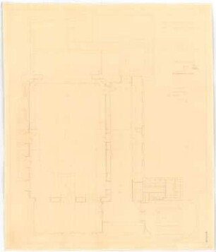 Konzerthaus, Beuthen Umbau: Grundriss Saalparkett 1:50 (von Inv.Nr. 3627)