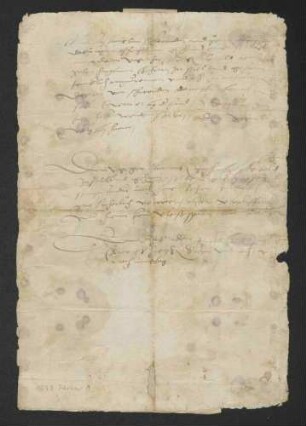 Entwurf eines Befehls [der württembergischen Räte] an [Johann Waltenberger], Vogt zu Nürtingen, Hans Böhm unauffällig festzunehmen und nach Stuttgart zu bringen (82)
