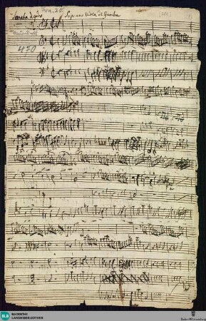 Sonatas - Mus. Hs. 470 : ob, strings, b; F; BrinzingMWV 9.21 BrinzingMWV 9.11 BrinzingMWV 9.7