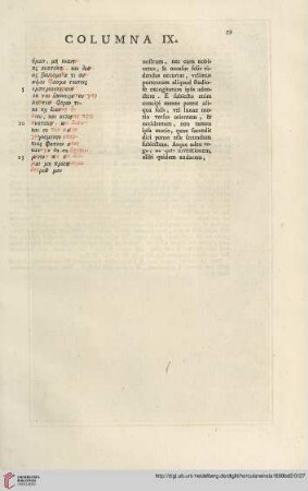 Columna IX
