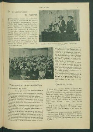 En la Universidad de Mujeres
