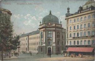 Leipzig: Königsplatz m. Königl. Amtsgericht