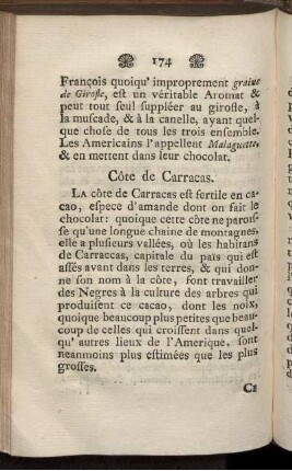 Côte de Carracas.