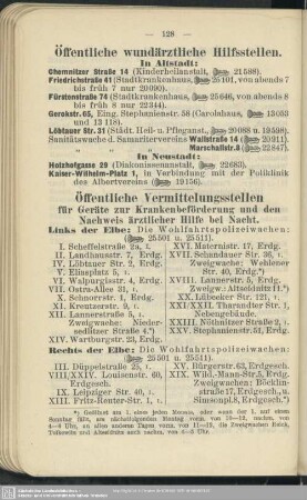 Öffentliche wundärztliche Hilfsstellen