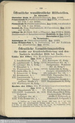 Öffentliche wundärztliche Hilfsstellen
