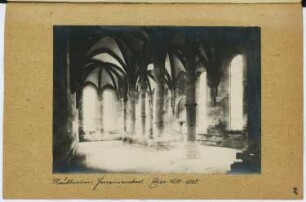 Kloster Maulbronn: Innenansicht (aus: Skizzen- und Fotoalbum 6)