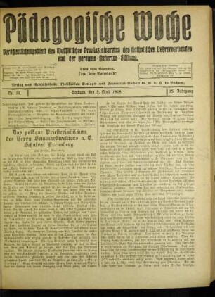 ¬Das¬ goldene Priesterjubiläum des Herrn Seminardirektors a. D. Schulrat Freusberg