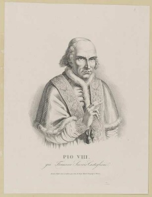 Bildnis des Pio VIII.